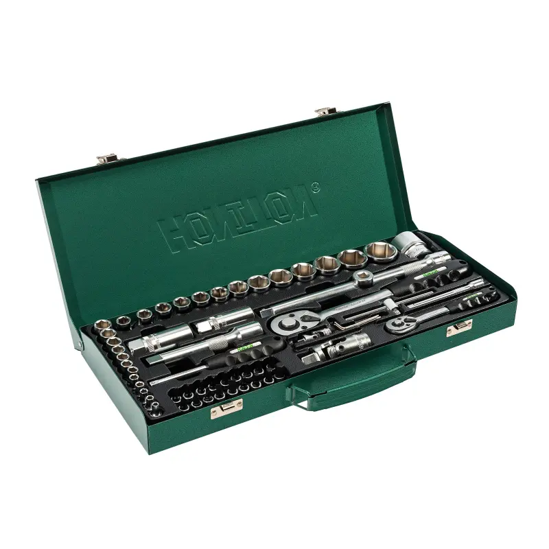 Sada hlavic 1/4”-1/2” 59 dílů