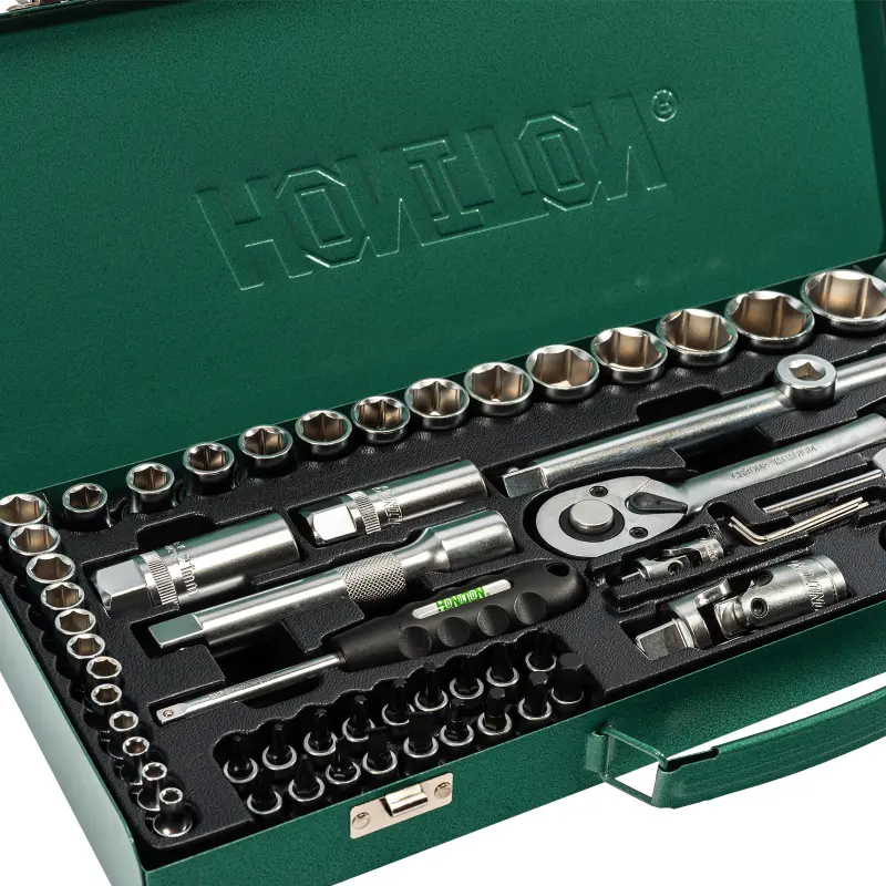 Sada hlavic 1/4”-1/2” 59 dílů