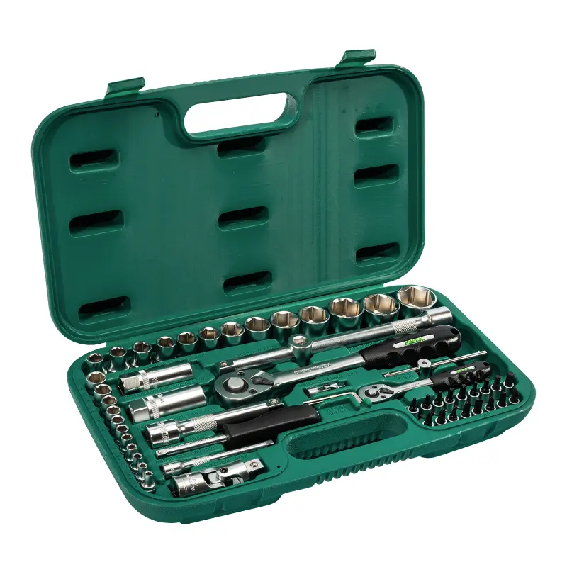 Sada hlavic 1/4”-1/2” 56 dílů