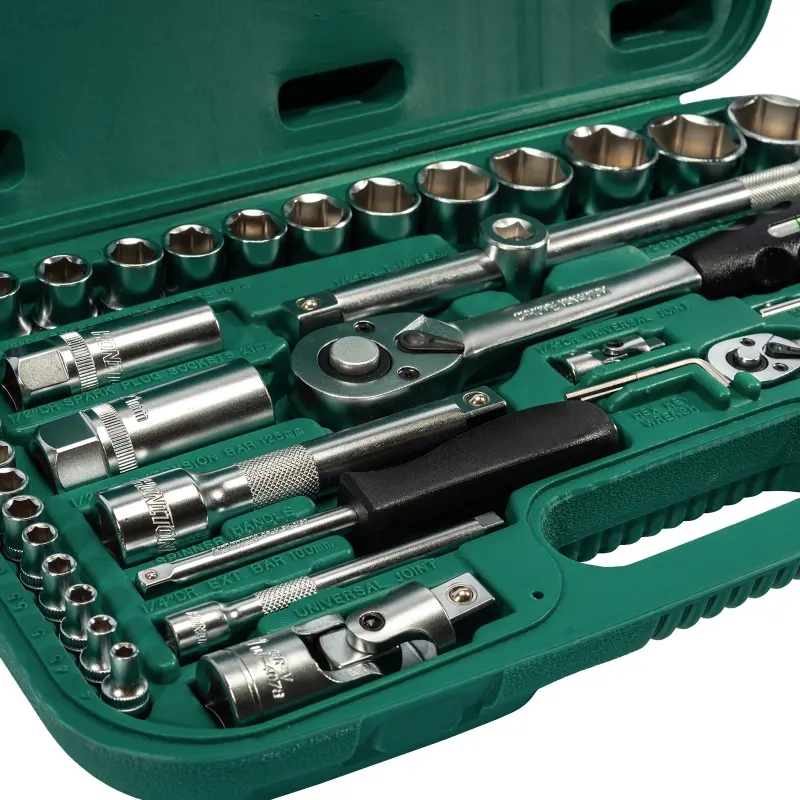 Sada hlavic 1/4”-1/2” 56 dílů