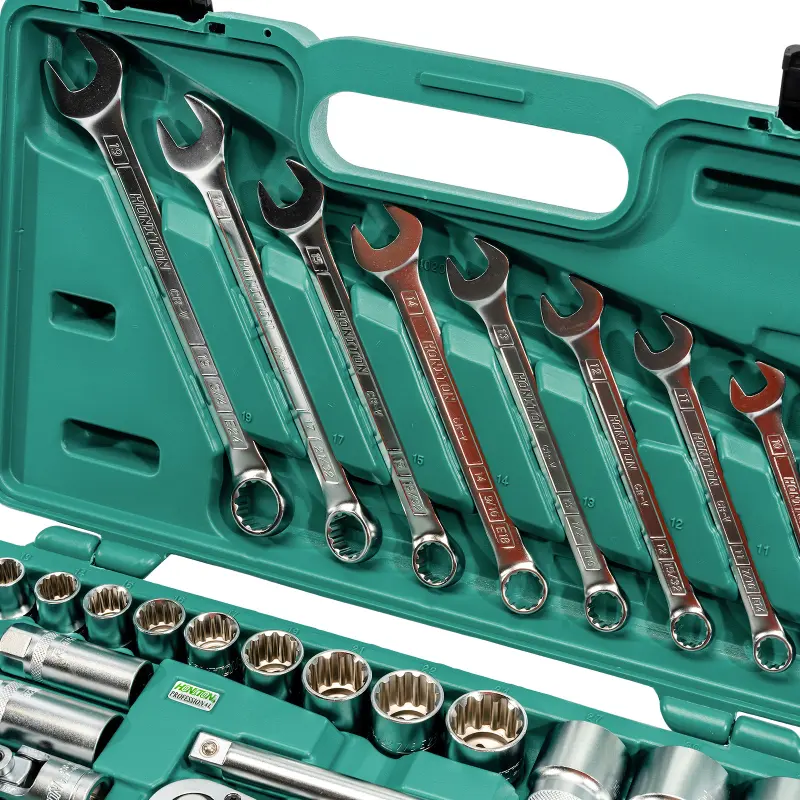 Sada hlavic 1/4”-1/2” 68 dílů