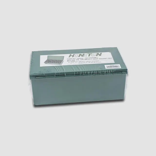 Sada hlavic průmyslových úderových - prodloužené 3/4” 8 dílů