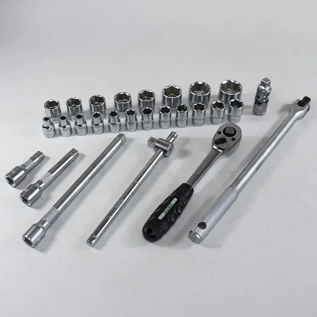 Sada hlavic šestihranných 1/2” 27 dílů, plastové plato B