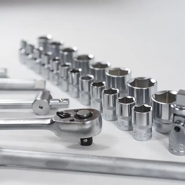 Sada hlavic šestihranných 1/2” 27 dílů, plastové plato B