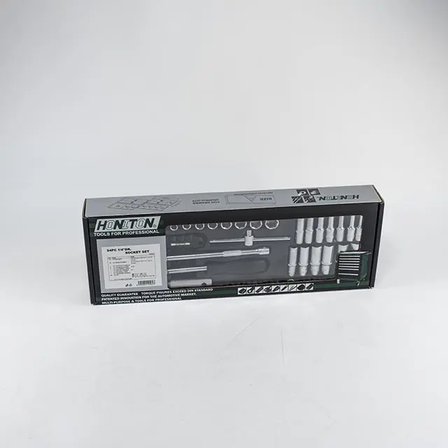 Sada hlavic šestihranných 1/4” 53 dílů, plastové plato A