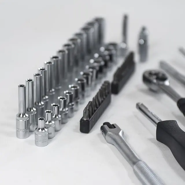 Sada hlavic šestihranných 1/4” 53 dílů, plastové plato A