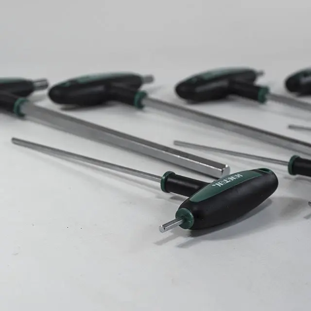 Sada IMBUS klíčů na T-rukojeti 8 dílů, plastové plato C