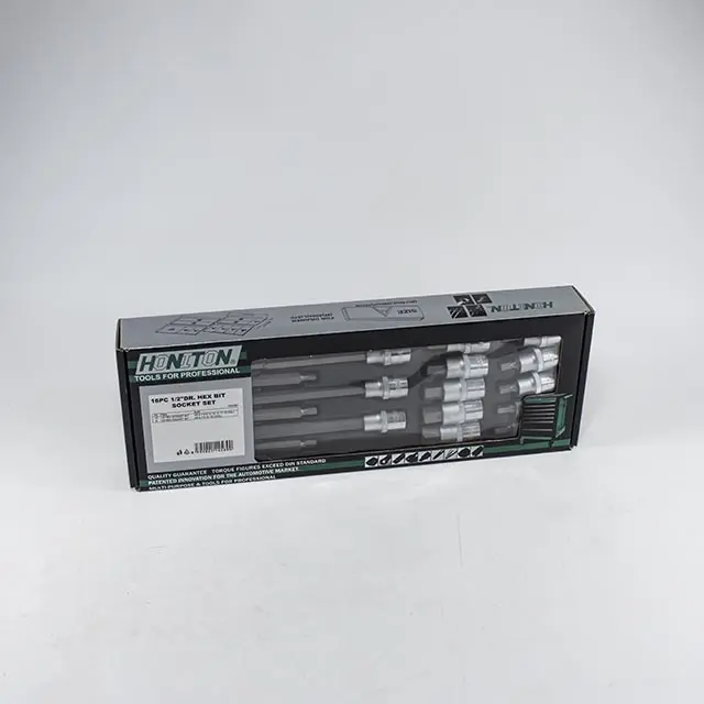 Sada zástrčných hlavic IMBUS 1/2” 16 dílů, plastové plato A