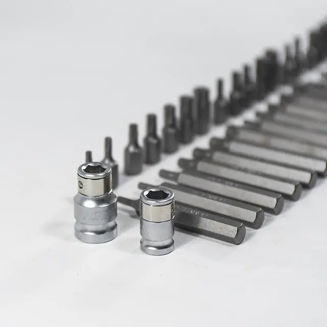 Sada zástrčných hlavic XZN, TRX, IMBUS 3/8” a 1/2” 40 dílů, plastové plato A