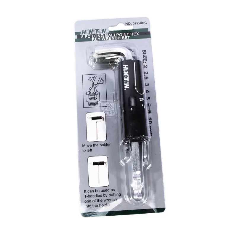 Sada IMBUS klíčů s kuličkou 8 dílů | 2-10 mm