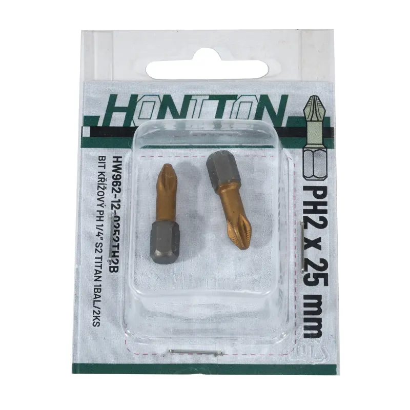 Bit křížový PH 1/4” S2 Titan 1bal/2ks | PH2x25 mm