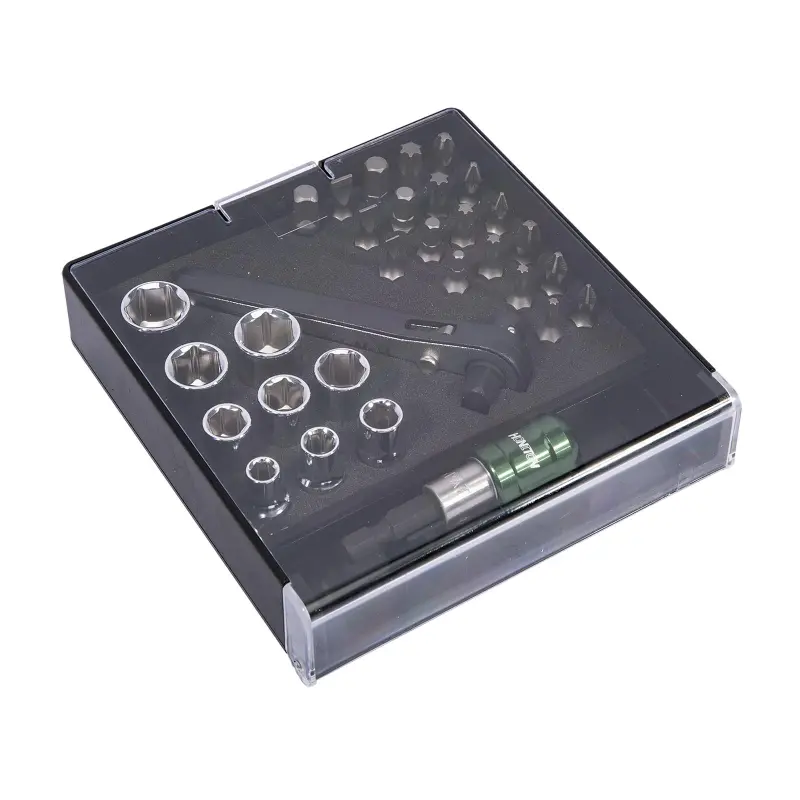 Sada hlavic a bitů 1/4” 31 dílů