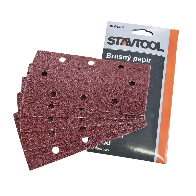 Brusný papír 1bal/5ks | 93x185 mm zr. 60