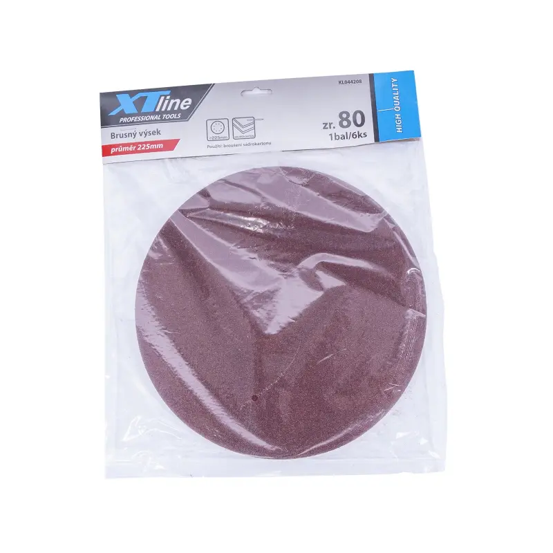 Brusný výsek - suchý zip 225 mm 1bal/6ks | zr. 80