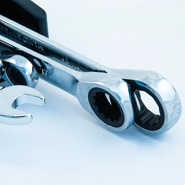 Sada ráčnových klíčů 8-19 mm 72 zubů 5 dílů