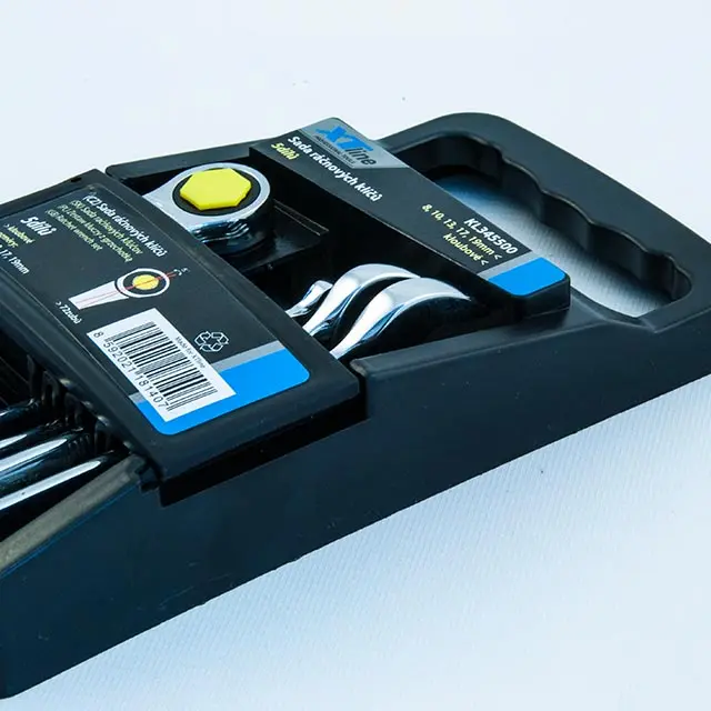 Sada ráčnových klíčů kloubových 8-19 mm 72 zubů 5 dílů