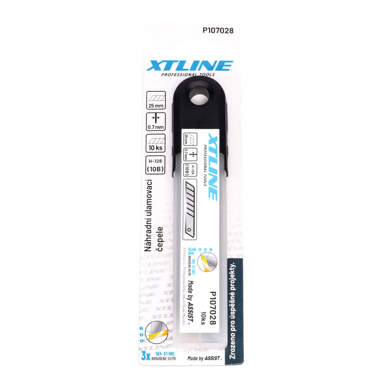 Náhradní čepele (břity) 1bal/10ks | 25 mm SK4