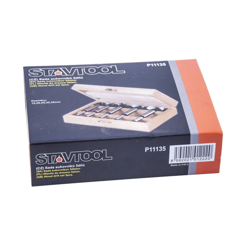 Sada sukovníků do dřeva 15-35 mm 5 dílů