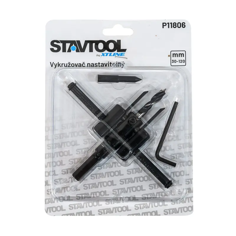 Vykružovák nastavitelný 30-120 mm