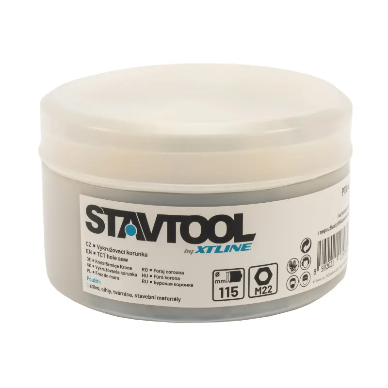 Vykružovací korunka samostatná | 115 mm