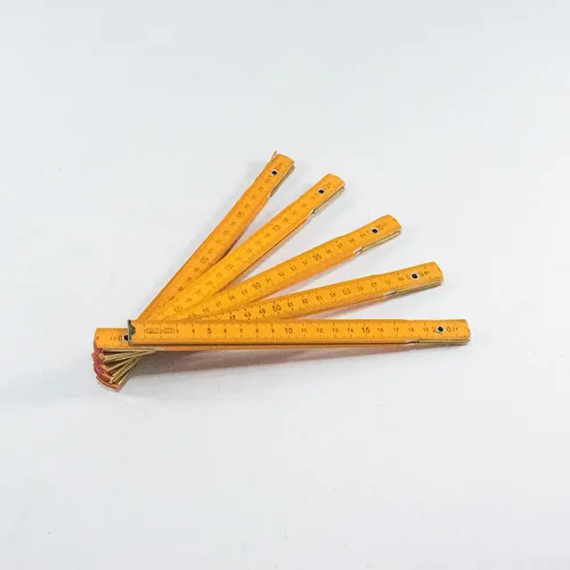 Metr skládací dřevěný oranžový | 2 m