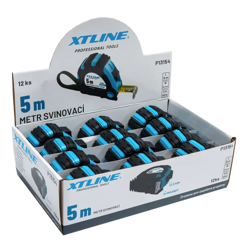 Metr svinovací magnetický 3x stop | 3 m x 19 mm