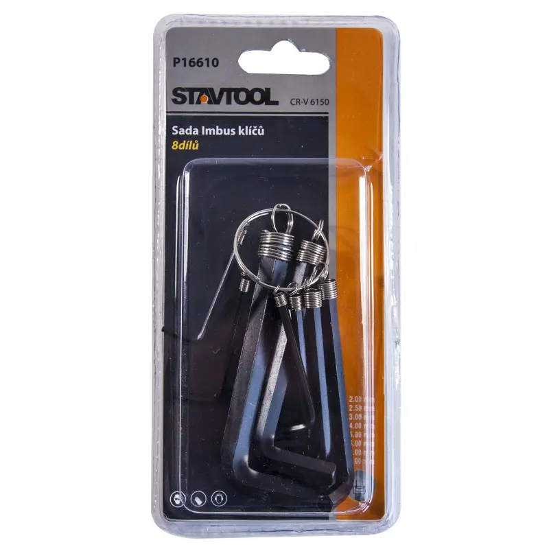 Sada IMBUS klíčů 2-10 mm 8 dílů