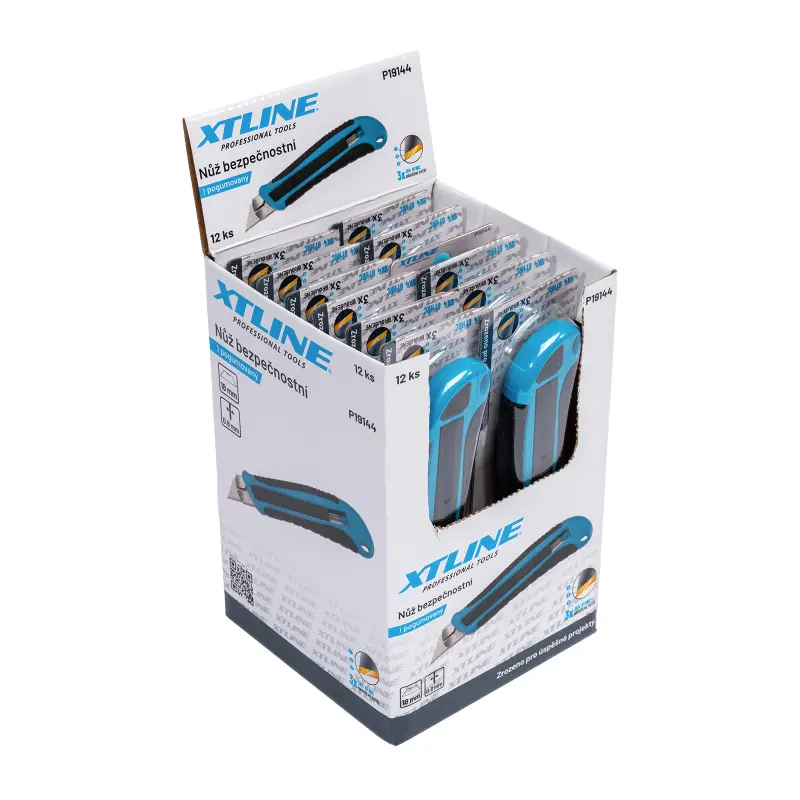 Nůž bezpečnostní pogumovaný 18 mm