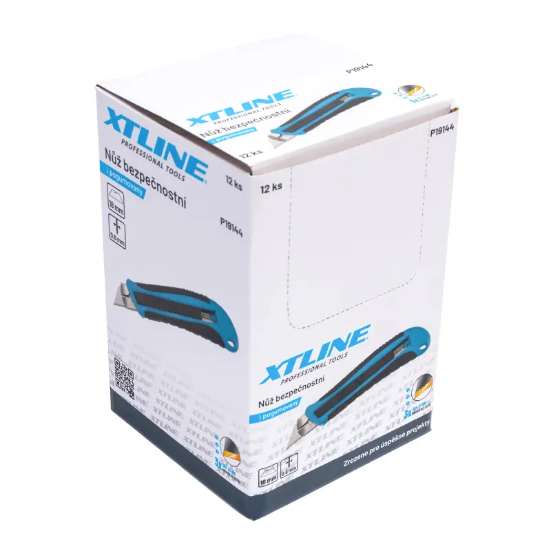 Nůž bezpečnostní pogumovaný 18 mm