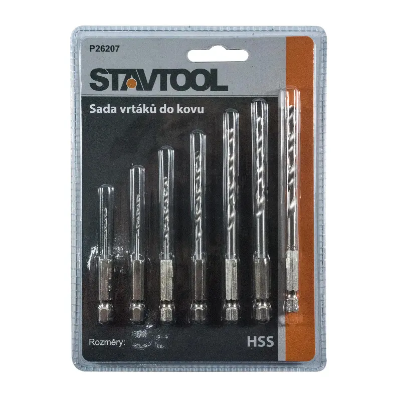 Sada vrtáků do kovu HSS | 1,5-60 mm 7 dílů