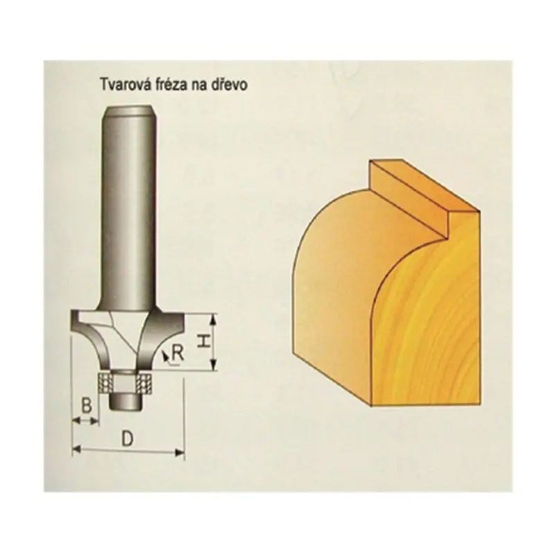 Tvarové frézy do dřeva | 11,1x60x8 mm