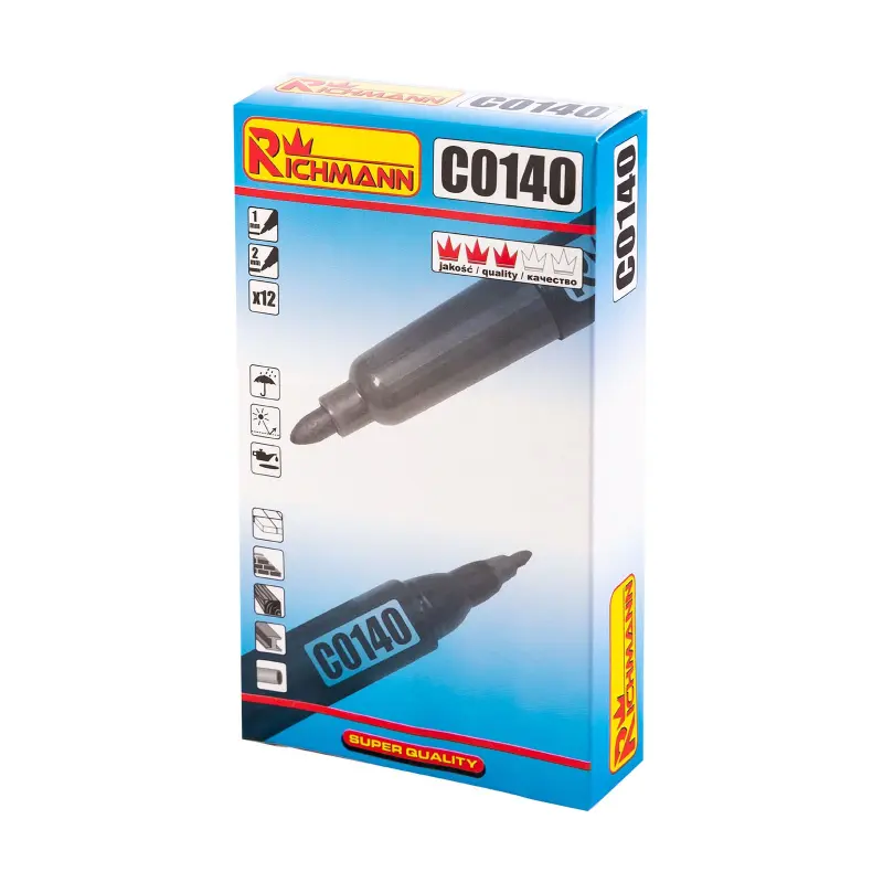 Popisovač oboustranný černý