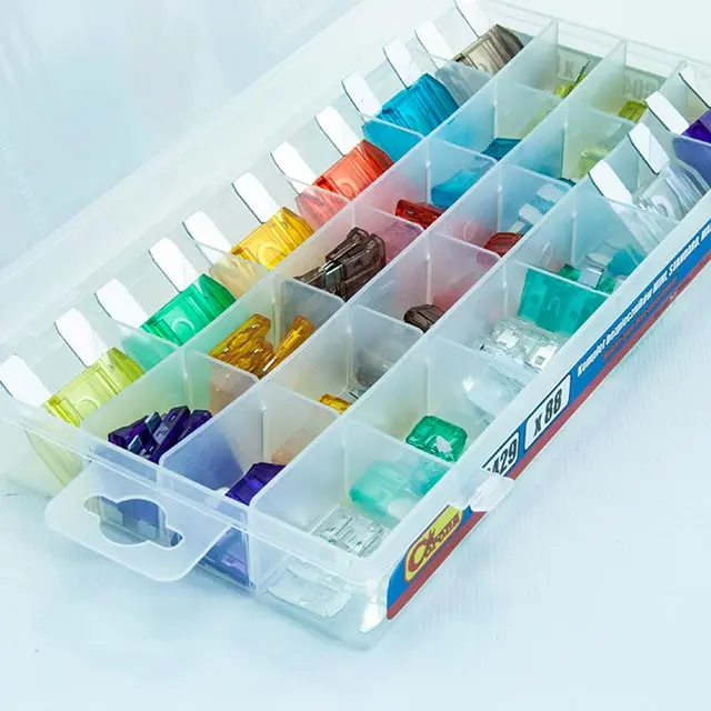 Sada pojistek Mini, Standart, Maxi 88 dílů