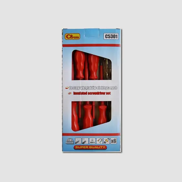 Sada elektrikářských šroubováků 1000V 5 dílů + zkoušečka napětí