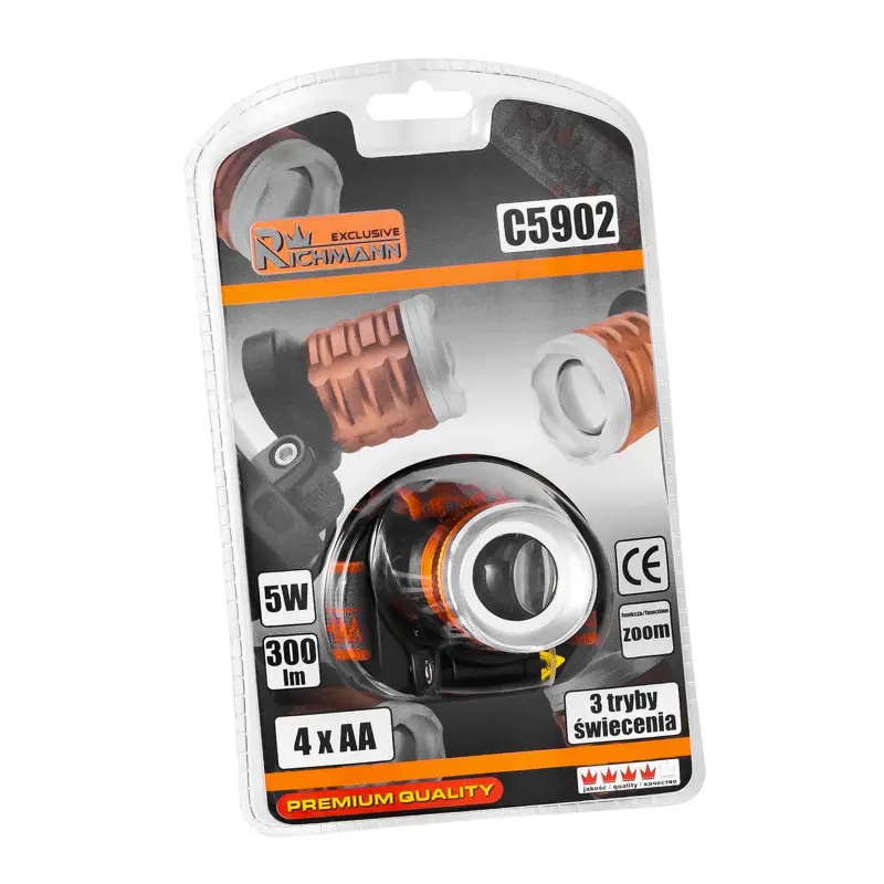 Svítilna hlavová CREE LED 3W, 3xAAA