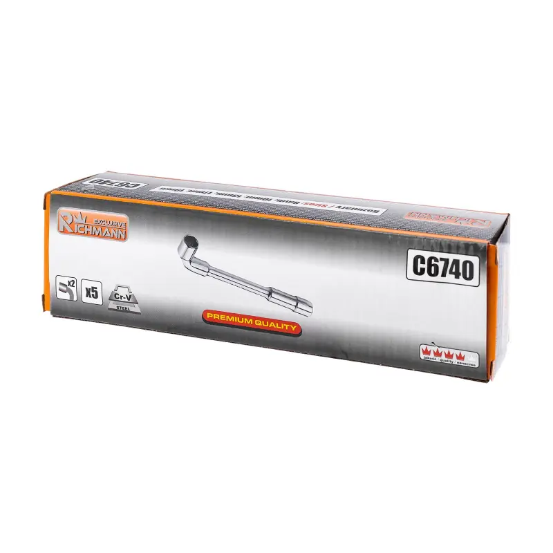 Sada trubkových klíčů L 8-19 mm 5 dílů