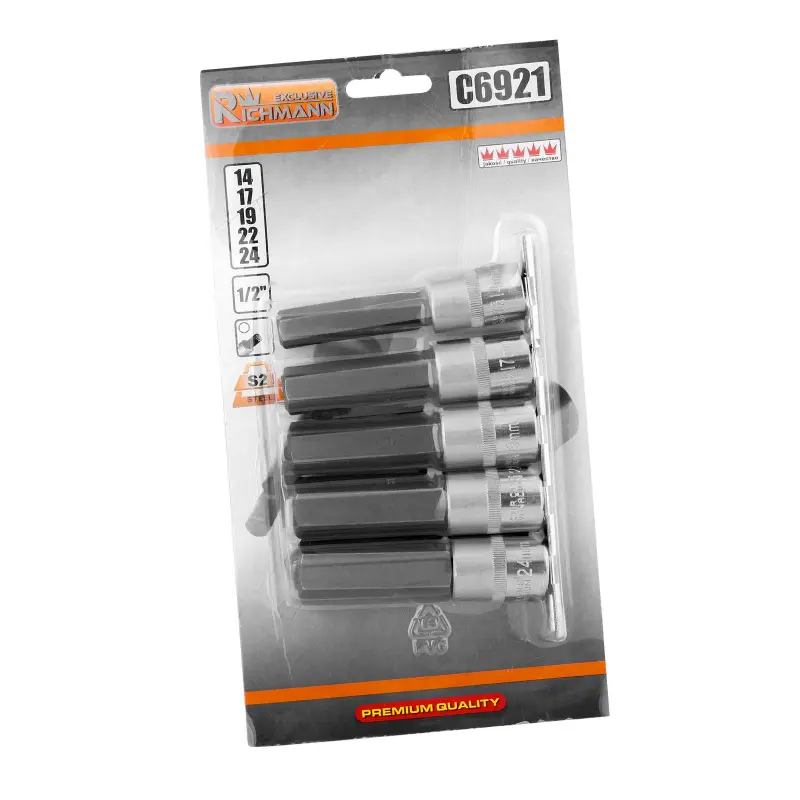 Sada nástavců IMBUS 14-24 mm 1/2