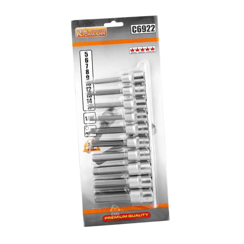 Sada nástavců IMBUS 5-17 mm 1/2