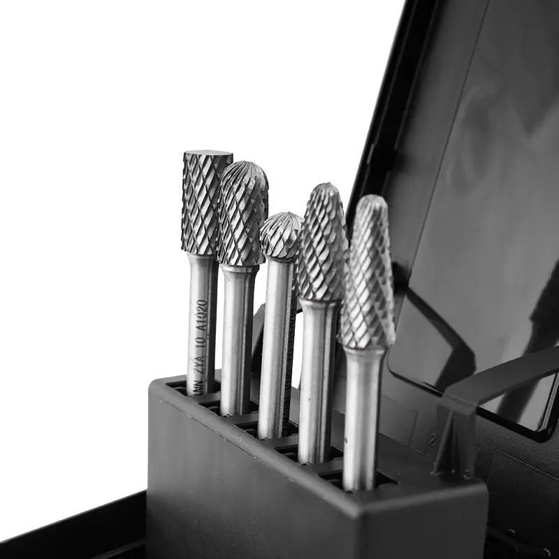 Sada kolíkových fréz do kovu 5 dílů - plastový obal