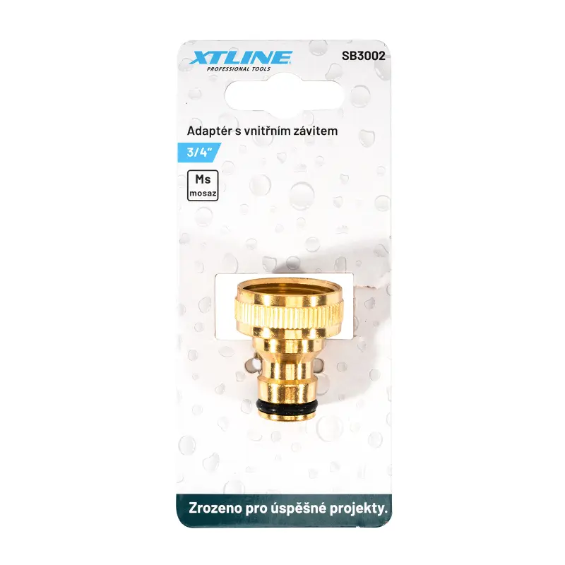 Adaptér s vnitřním závitem mosaz | 3/4