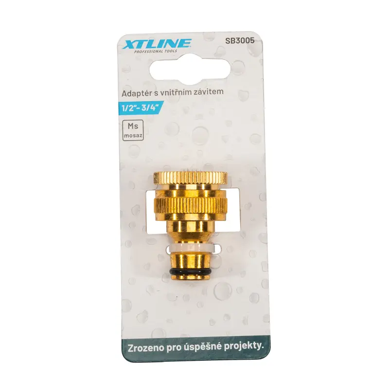 Adaptér s vnitřním závitem mosaz | 1/2