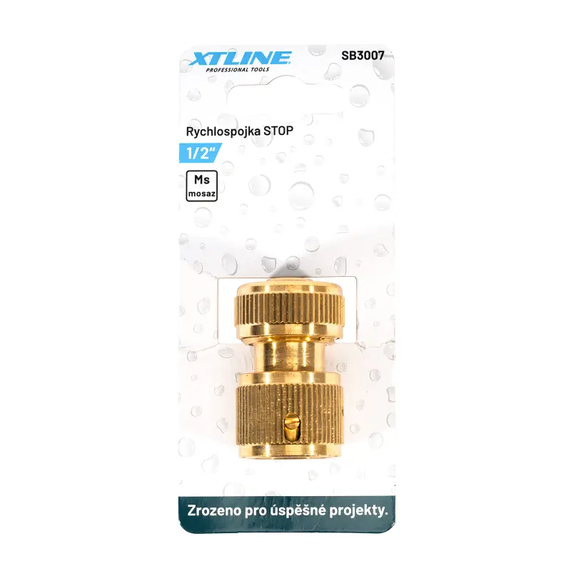 Rychlospojka mosazná STOP | 1/2
