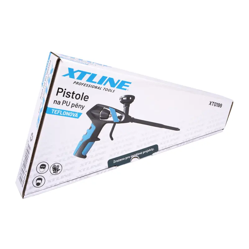Pistole celokovová, teflonová na PU pěny
