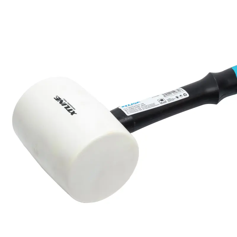 Palička gumová bílá - sklolaminátová násada | 65 mm