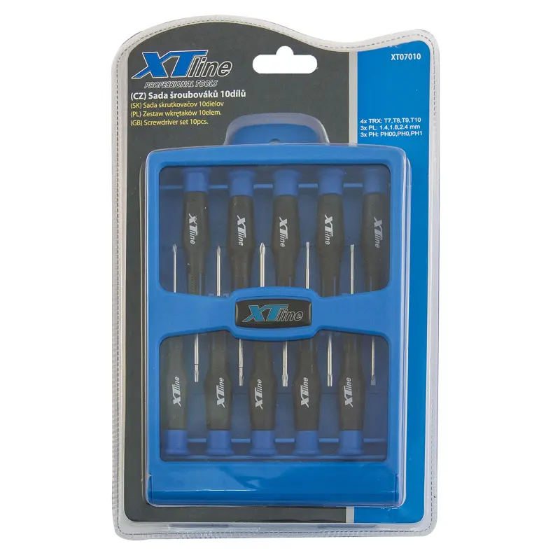 Sada mini šroubováků PL,PH,TRX 10 dílů