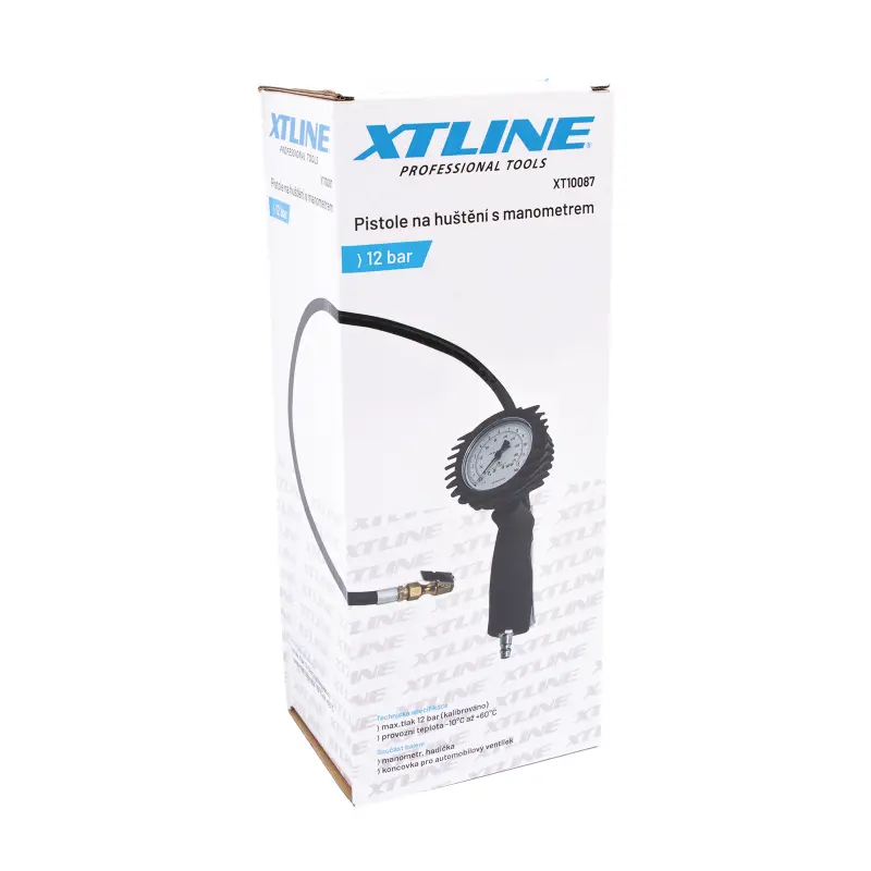 Pistole na huštění s manometrem 0-11 bar (kalibrované)