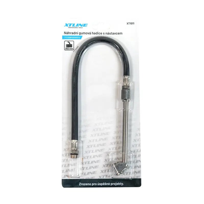 Náhradní gumová hadice s nástavcem k pneu měřičům