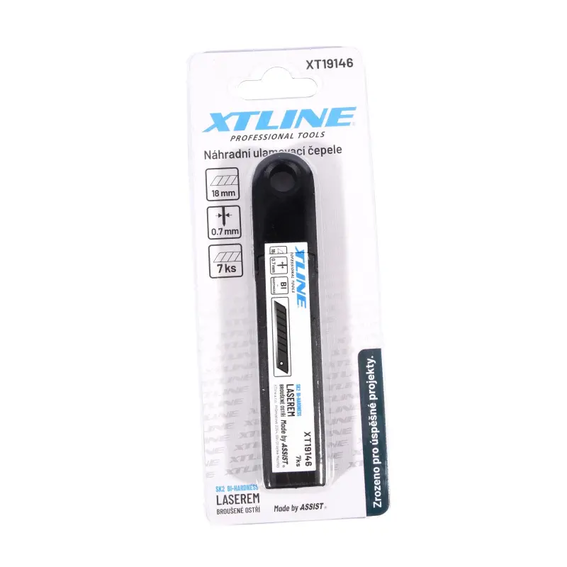 Náhradní čepele (břity) 1bal/10ks | 18 mm SK2 /černé 0,7 mm