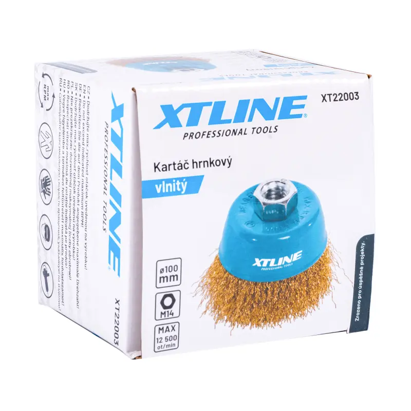 Kartáč hrnkový vlnitý M14 | 100 mm