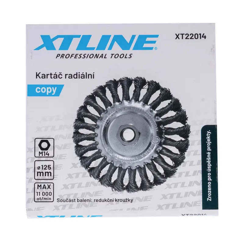 Kartáč radiální copy M14 | 125 mm
